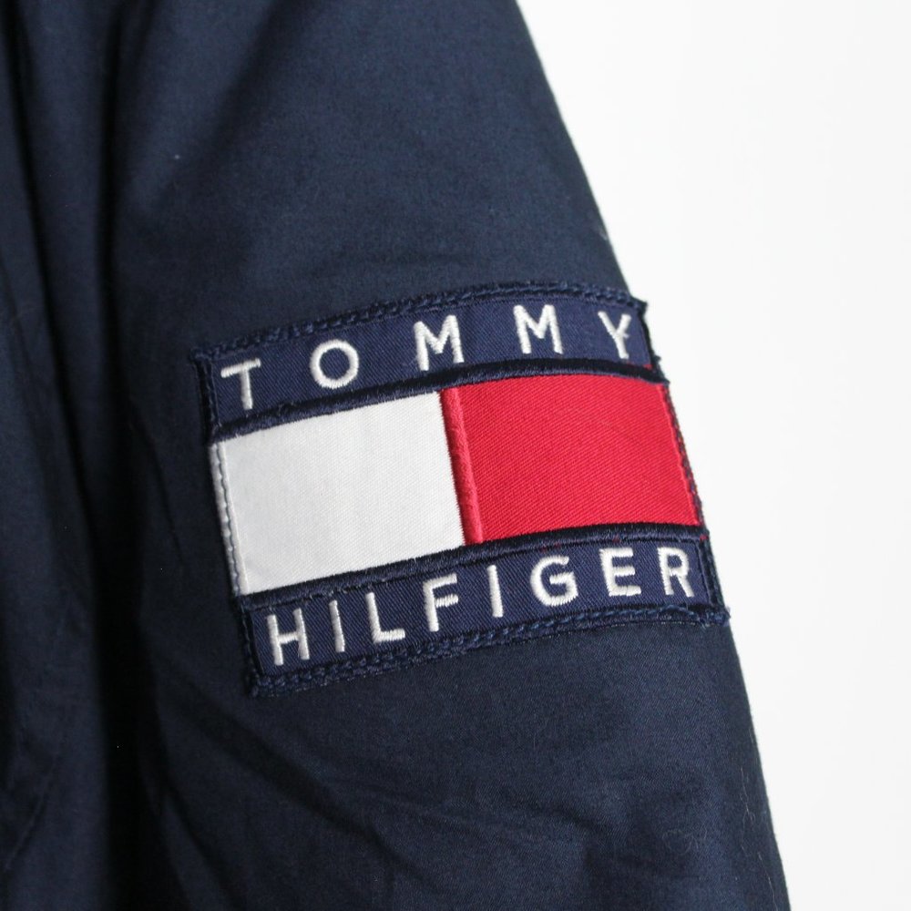 VTG Tommy Hilfiger Spell Out Down Jacket L260 - Picture 4 of 8